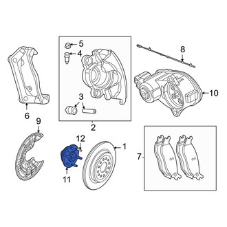 Jeep OE - Rear Wheel Bearing and Hub Assembly