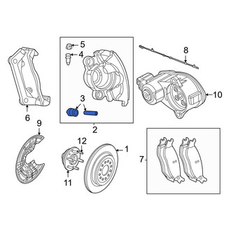 Jeep OE - Rear Disc Brake Caliper Pin