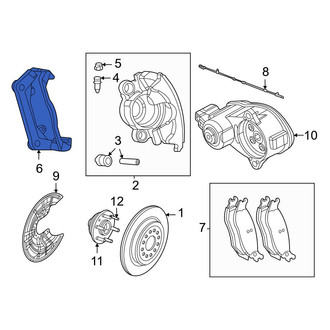 Jeep OE - Rear Disc Brake Caliper Bracket