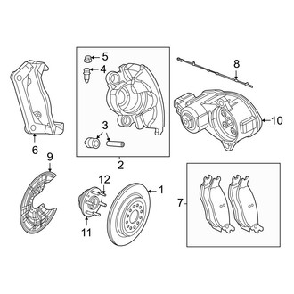 Jeep OE - Rear Suspension - Brake Components