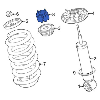 Jeep OE - Rear Lower Coil Spring Insulator
