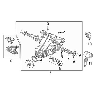 Jeep OE - Rear Suspension - Axle & Differential (With Electronic Axle)