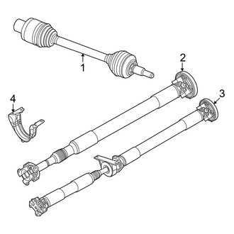 Jeep OE - Rear Suspension - Drive Axles (Series I / Series I Carbide / Series II / Series II Carbide / Series III / Series III Carbide)