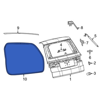 Jeep OE - Rear Hatch Seal