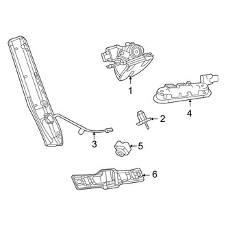 Jeep OE - Lift Gate - Lock & Hardware