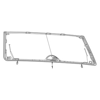 Jeep OE - Lift Gate - Glass (Series I / Series I Carbide / Series II / Series II Carbide / Series III / Series III Carbide)