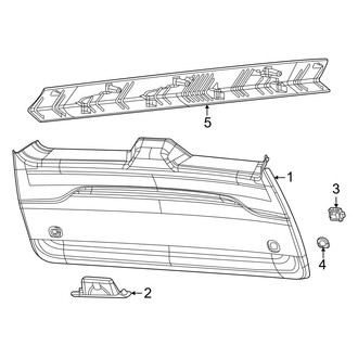 Jeep OE - Lift Gate - Interior Trim