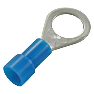 JT&T® - #6 16/14 Gauge Vinyl Insulated Blue Ring Terminals