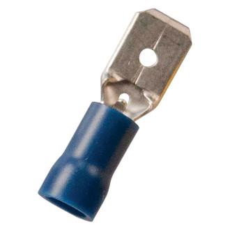 JT&T® - 0.250" 16/14 Gauge Vinyl Insulated Blue Male Quick Disconnect Connectors