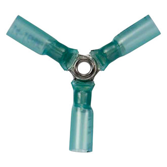 JT&T® - CS 12/10 Gauge Heat Shrink Yellow 3-Way Butt Connectors