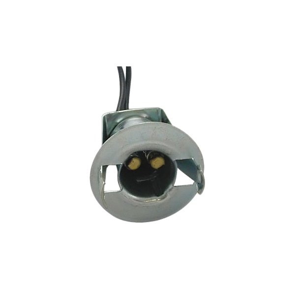JT&T® - 2-Wire Double Contact Park/Stop/Tail and Turn Light Socket Pigtail with Spring Clip Mount