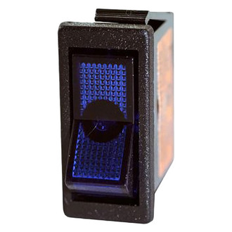 JT&T® - S.P.S.T. Illuminated Rocker Blue Rectangular Switch