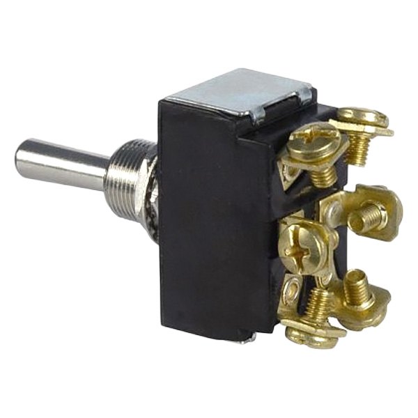 JT&T® - 2-Way Momentary On/Off/Momentary On Heavy Duty Toggle Switch with 6 Screw Terminals