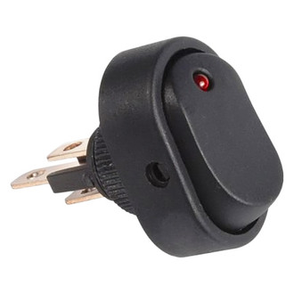 JT&T® 2703-4J - On/Off Rocker Amber Oval LED Switch