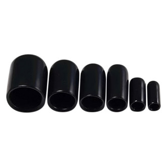 JT&T® 4805H - 1/8" to 1/2" Vinyl Insulated Black Vacuum Caps Assortment