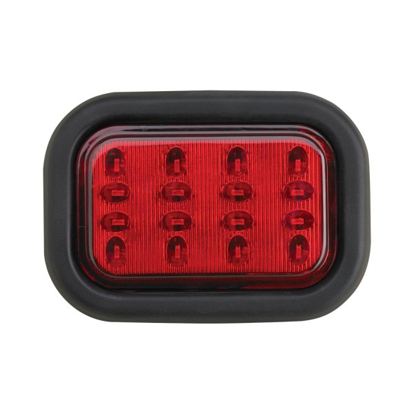 J.W. Speaker® - 245 Series 7x5" Black/Red Rectangular LED Tail Light