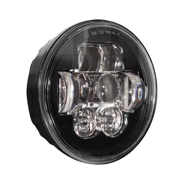 J.W. Speaker® - 5 3/4" Round Black Projector LED Headlight