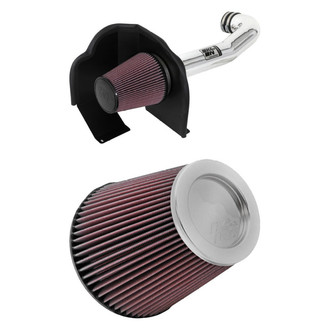 K&N® - 2-Pc 77 Series High-Flow Performance Air Intake Kit