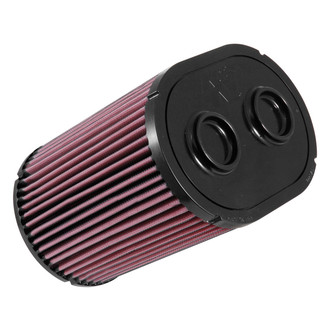 K&N® - E Series Oval Straight Red Air Filter (9.25" BOL x 6.5" BOW x 9.25" TOL x 6.5" TOW x 8.938" H)