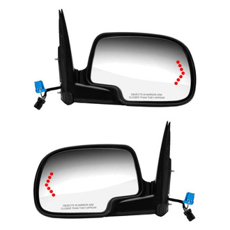 K Source® - Driver and Passenger Side Power View Mirror Set (Heated, Foldaway)