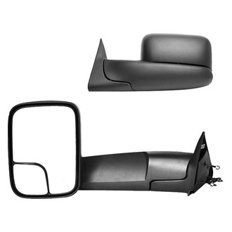 K Source® - Driver and Passenger Side Manual Towing Mirrors (Non-Heated, Foldaway)
