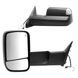 K Source® - Driver and Passenger Side Power Towing Mirrors (Heated, Foldaway)