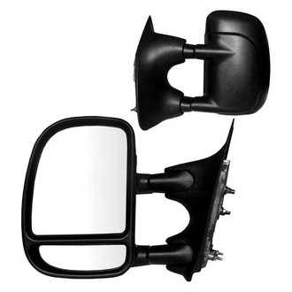 K Source® - Driver Side Manual Towing Mirrors (Non-Heated, Foldaway)