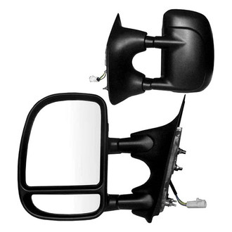 K Source® - Driver and Passenger Side Power Towing Mirrors (Non-Heated, Foldaway)