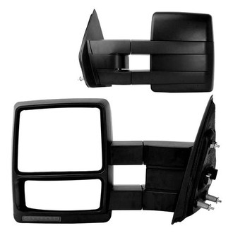 K Source® - Driver and Passenger Side Power Towing Mirrors (Heated, Foldaway)