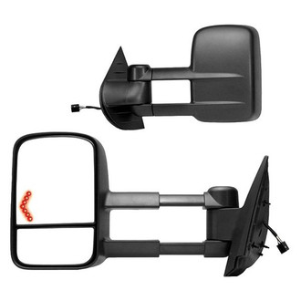 K Source® - Driver and Passenger Side Power Towing Mirrors (Heated, Foldaway)