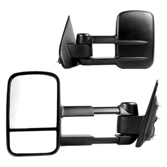 K Source® - Driver and Passenger Side Manual Towing Mirrors (Non-Heated, Foldaway)