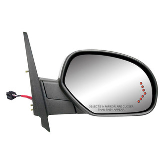 K Source® - Passenger Side Power View Mirror (Heated, Foldaway)
