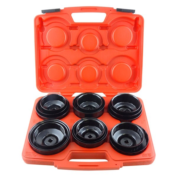 K-Tool International® - 17-piece Master Cap Style Oil Filter Wrench Set