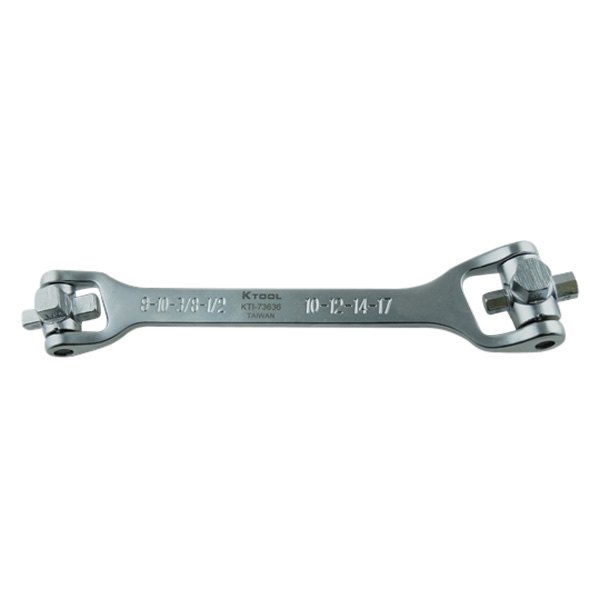 K-Tool International® - 8 in 1 Oil Drain Plug Wrench