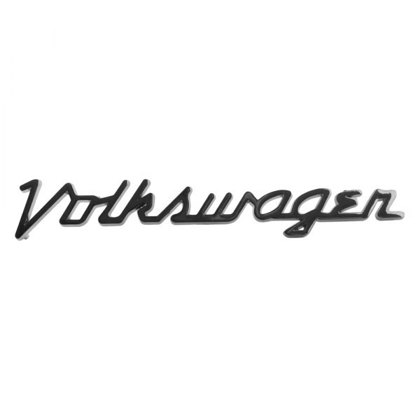 Kaferlab® - "Volkswagen" Script Chrome Polished Hood Emblem