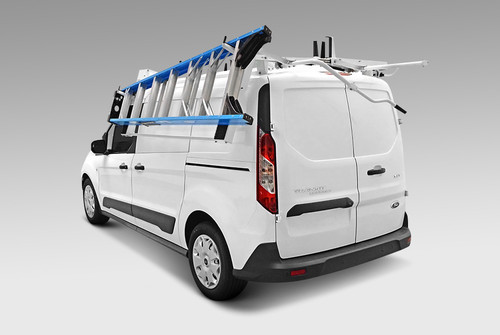 Kargo Master® - EZ Lodown Single Drop Down Van Ladder Rack