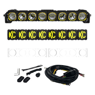 KC HiLiTES® - Flex Era™ Series 20" 216W Combo Beam LED Light Bar with Amber Backlight