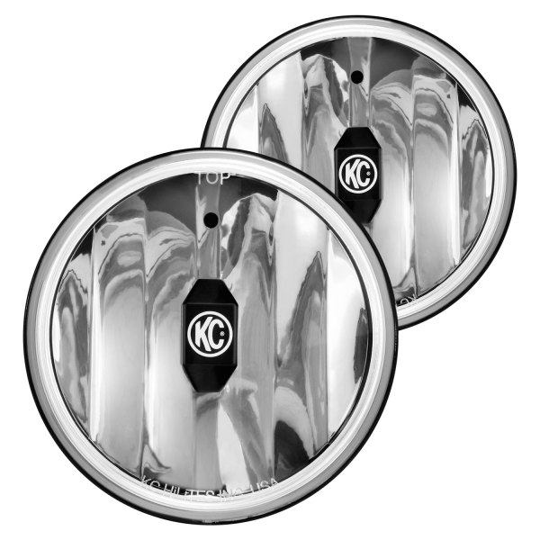 KC HiLiTES® - Gravity™ G6 Optical Insert 6" 2x20W Round Wide Beam LED Lights