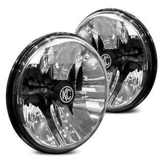 KC HiLiTES® - 7" Round Chrome Gravity LED Headlights (H6024)