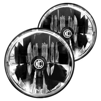 KC HiLiTES® - 7" Round Chrome Gravity LED Headlights
