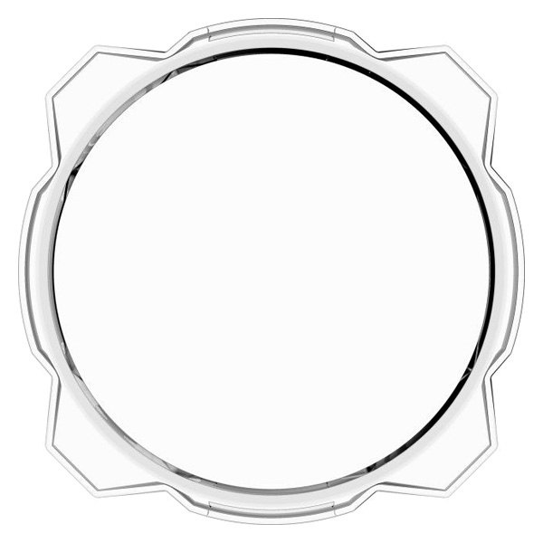 KC HiLiTES® - 6" Round Clear Polycarbonate Cover for Gravity™ Pro6