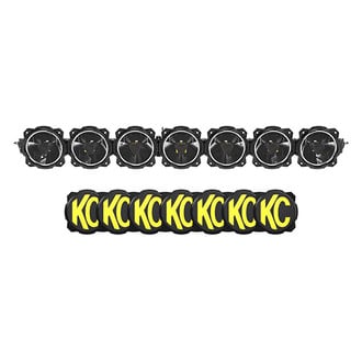 KC HiLiTES® - Front Bumper Gravity™ Titan 45" 276W Combo Beam LED Light Bar with Amber Backlight