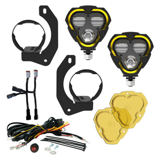 KC HiLiTES® - Fog Light Location Mounted Flex Era™ 3 Series 3.6" 2x55W Combo Beam LED Light Kit