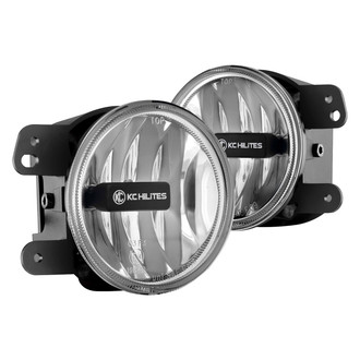 KC HiLiTES® - Fog Light Location Mounted Gravity™ G4 SAE/ECE 4" 2x10W Round Fog Beam LED Lights