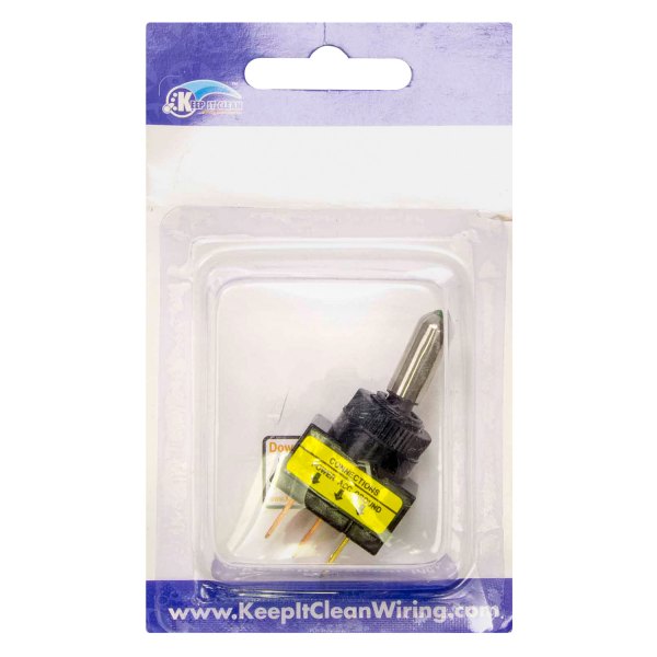  Keep It Clean® - Metal Tip Toggle Green LED Switch