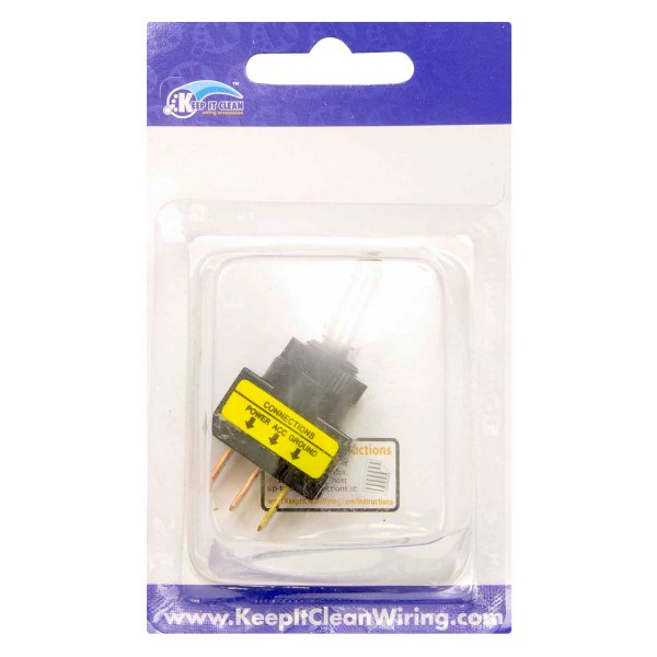  Keep It Clean® - Metal Tip Toggle Yellow LED Switch