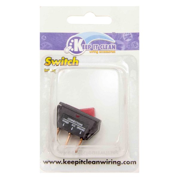  Keep It Clean® - Rocker Red Rectangle Switch