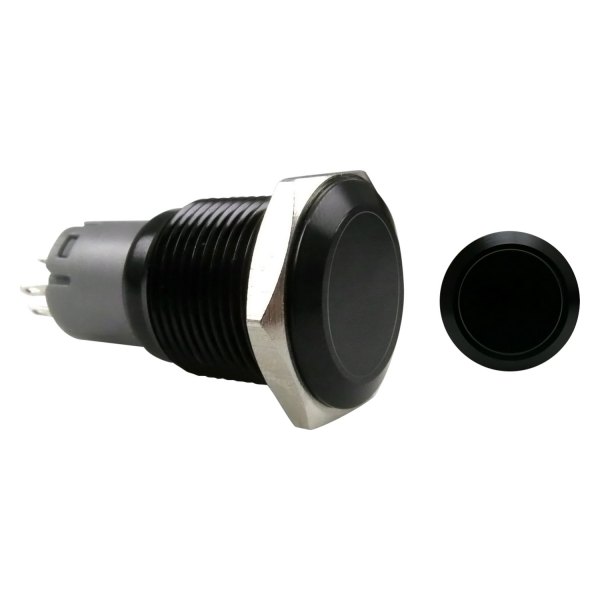  Keep It Clean® - 16 mm Black Anodized Latching Switch Button