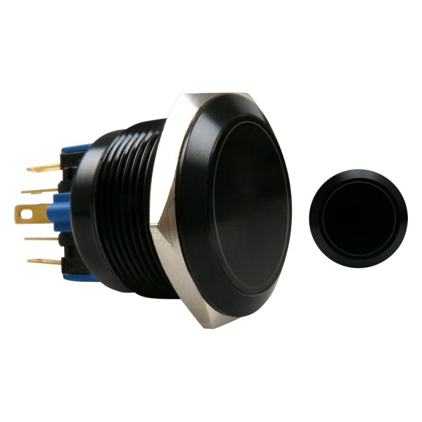  Keep It Clean® - 22 mm Black Anodized Latching Switch Button