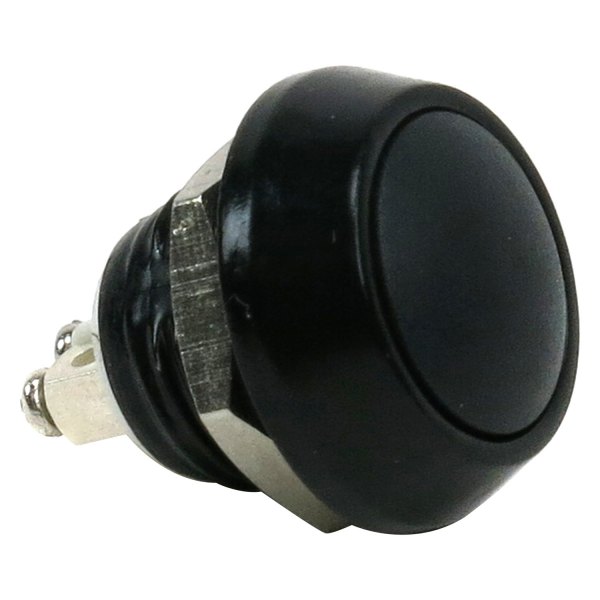  Keep It Clean® - 12 mm Black Anodized Momentary Switch Button